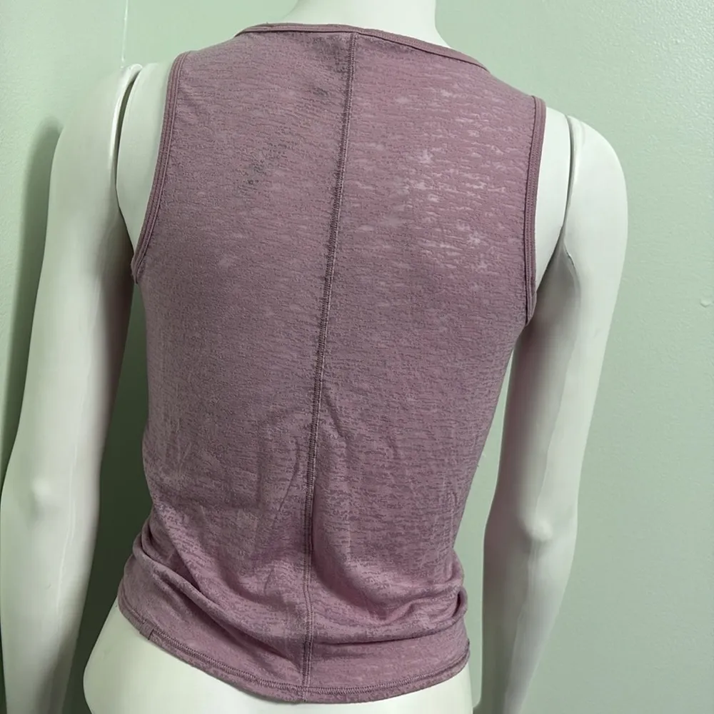 Lululemon Breeze Through Twist Tank -2 rose  blush - Image 5