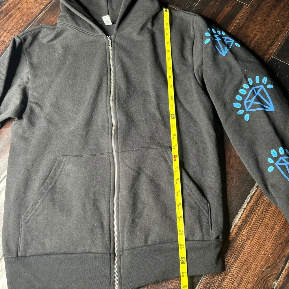 Long sleeve hoodie jacket heavy cotton Los Angeles Apparel basic sweater - Image 2