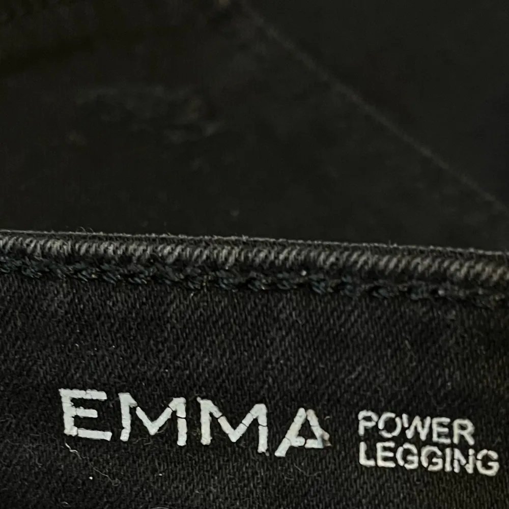 Dl1961 Emma Power Leggings Skinny Distressed Jeans Black Size 29 - Image 5