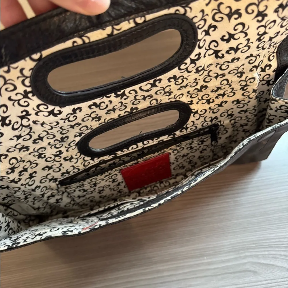 HOBO International Katrina Leather Vintage Black Clutch Wallet - Image 6