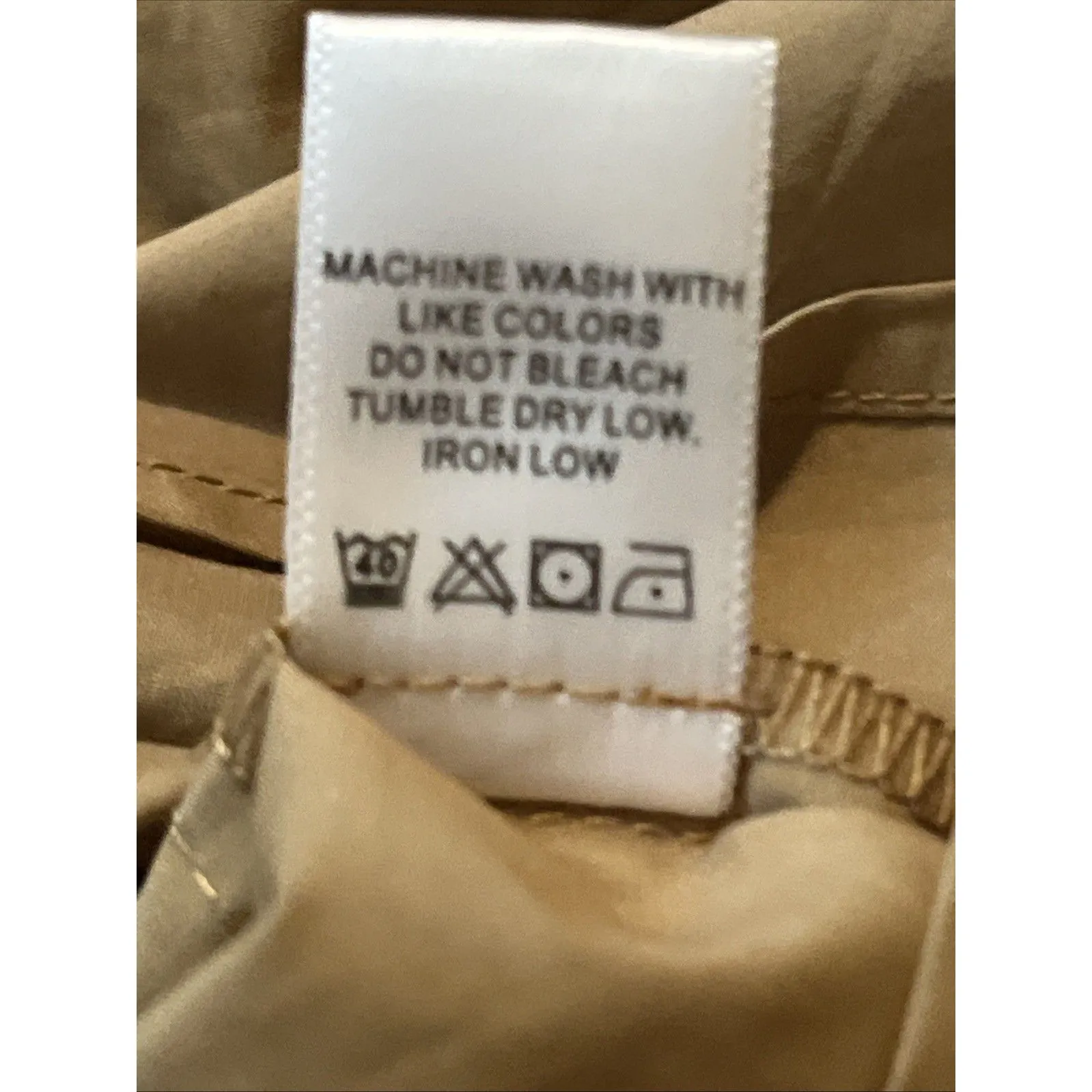 Cartolina Nantucket Mae Top – XL Tan Embroidered Flutter Sleeve Boho Blouse - Image 4