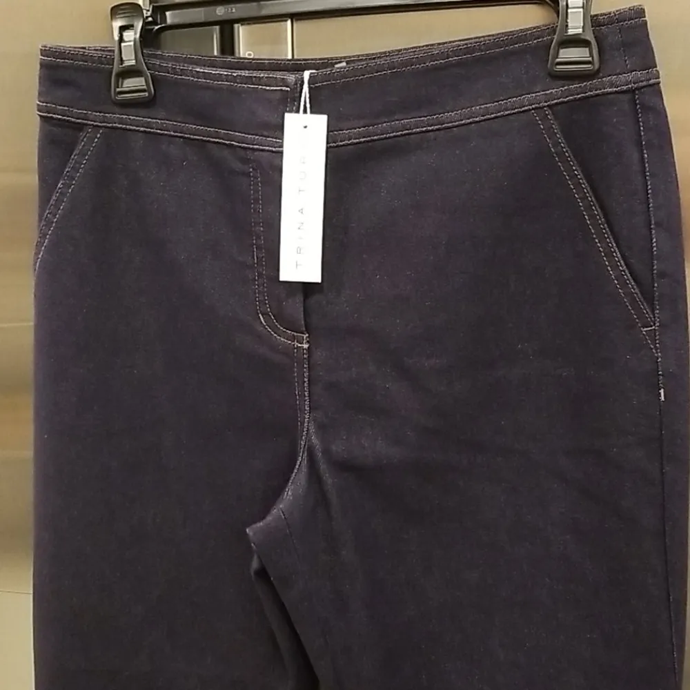 💕TRINA TURK💕 Willis Denim Pant Indigo High Waist - Image 11