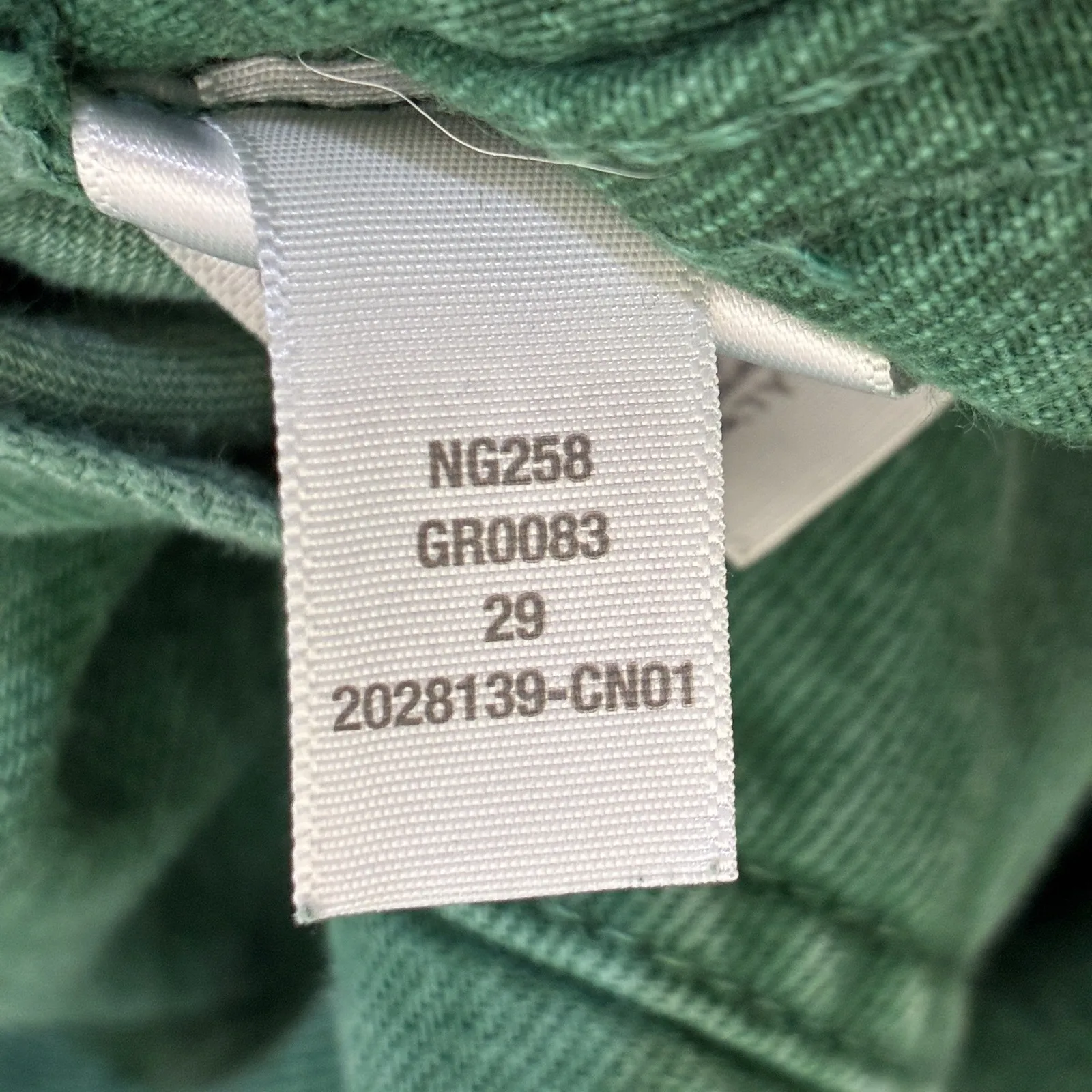 Madewell Womens Baggy Straight Rigid Jeans Size 29 Green Everyday Minimalist - Image 8