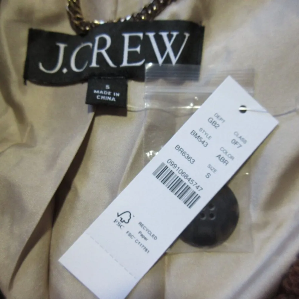 NWT J.Crew Teddy Sherpa Lady Coat in Appalachian Brown Cozy Furry Jacket S - Image 3