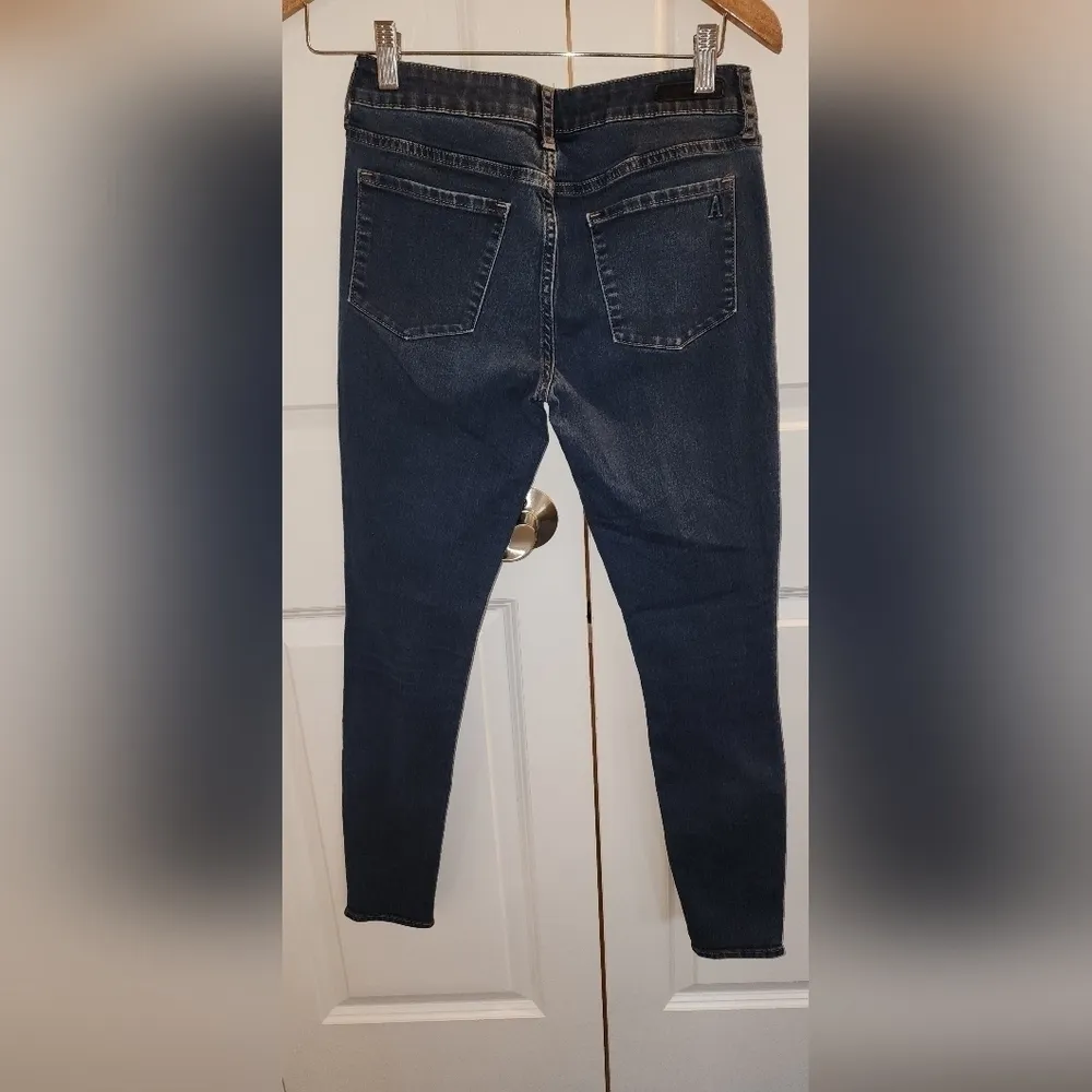 articles of society zipper ankle low rise blue skinny jeans  26 - Image 11