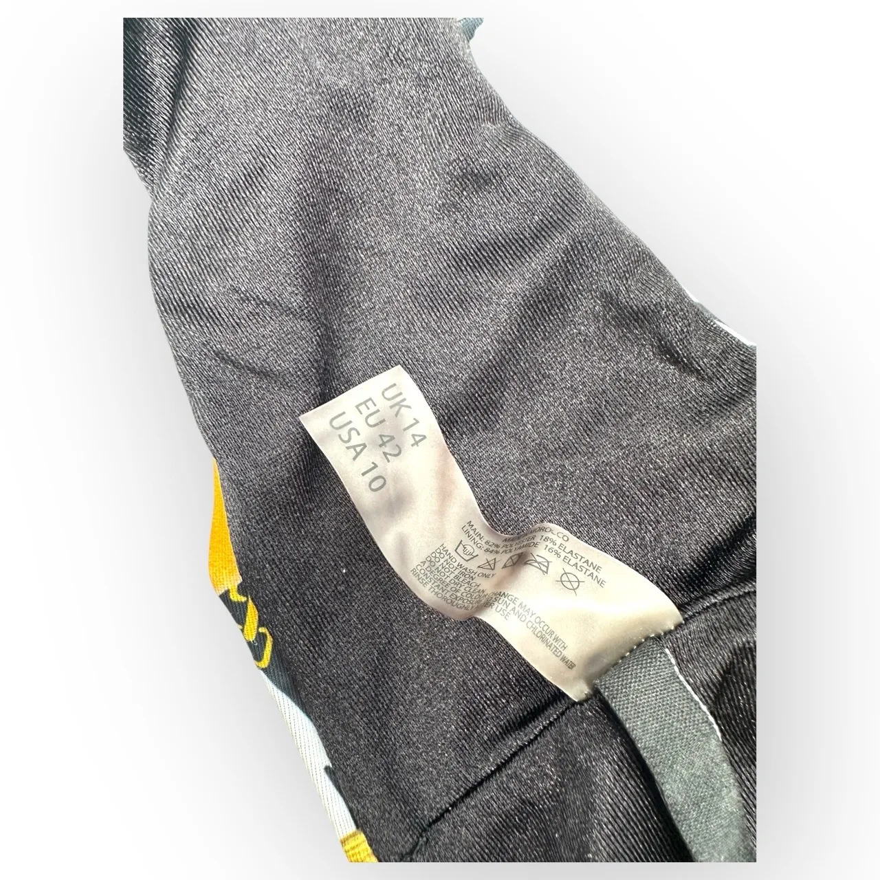 Jaded London Orange Zebra Print Tie Side Baroque Chain Bikini Swimsuit Bottom - Image 4