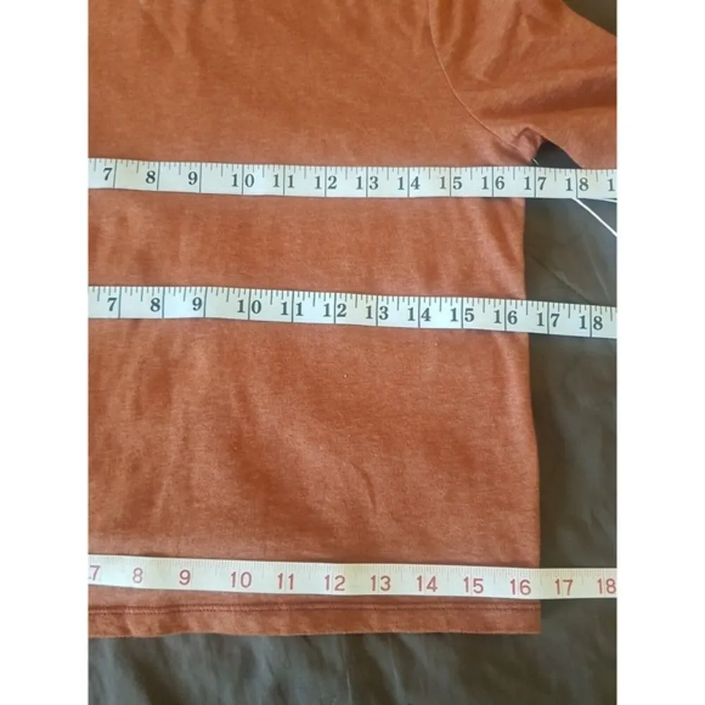 Lou & Grey Womens Blouse Top 3/4 Sleeve Cropped Crew Neck Stretch Size XS NWT - Image 11