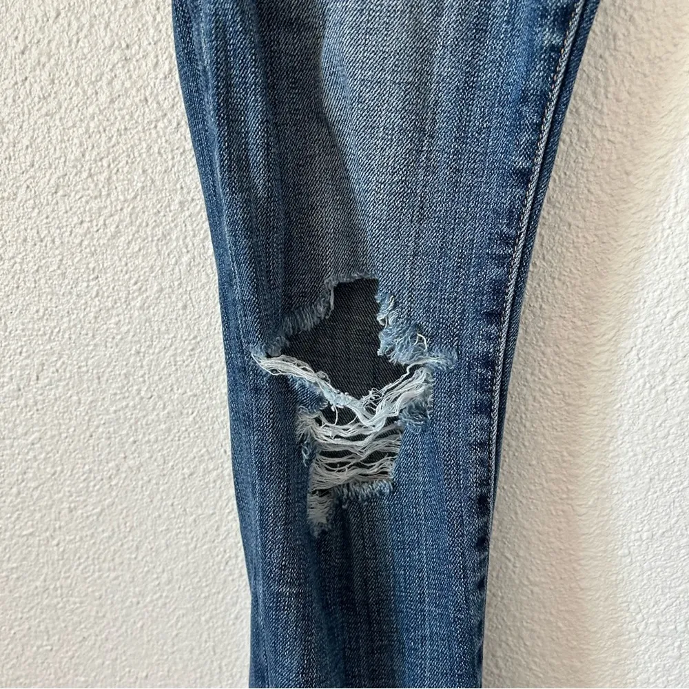 Current/Elliott the easy stiletto distressed jeans skinny Sz 27 - Image 7