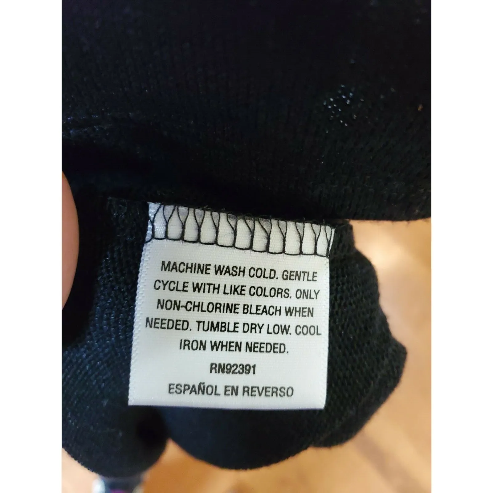 Bar III Black Knit Layered Dress 3/4 Sleeve Athens 1 Womens Sz.M Pullover Casual - Image 9