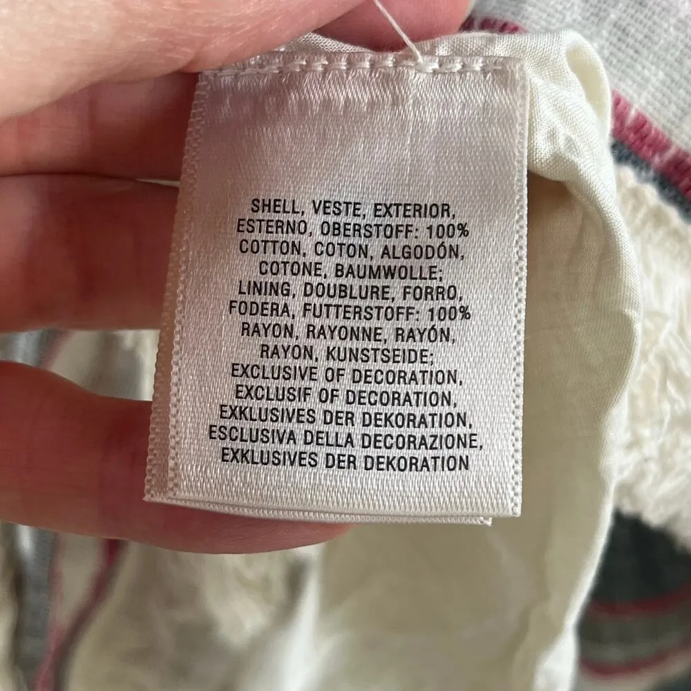 Anthropologie Holding Horses Women's Sleeveless Striped Dress Size 4 - Image 8