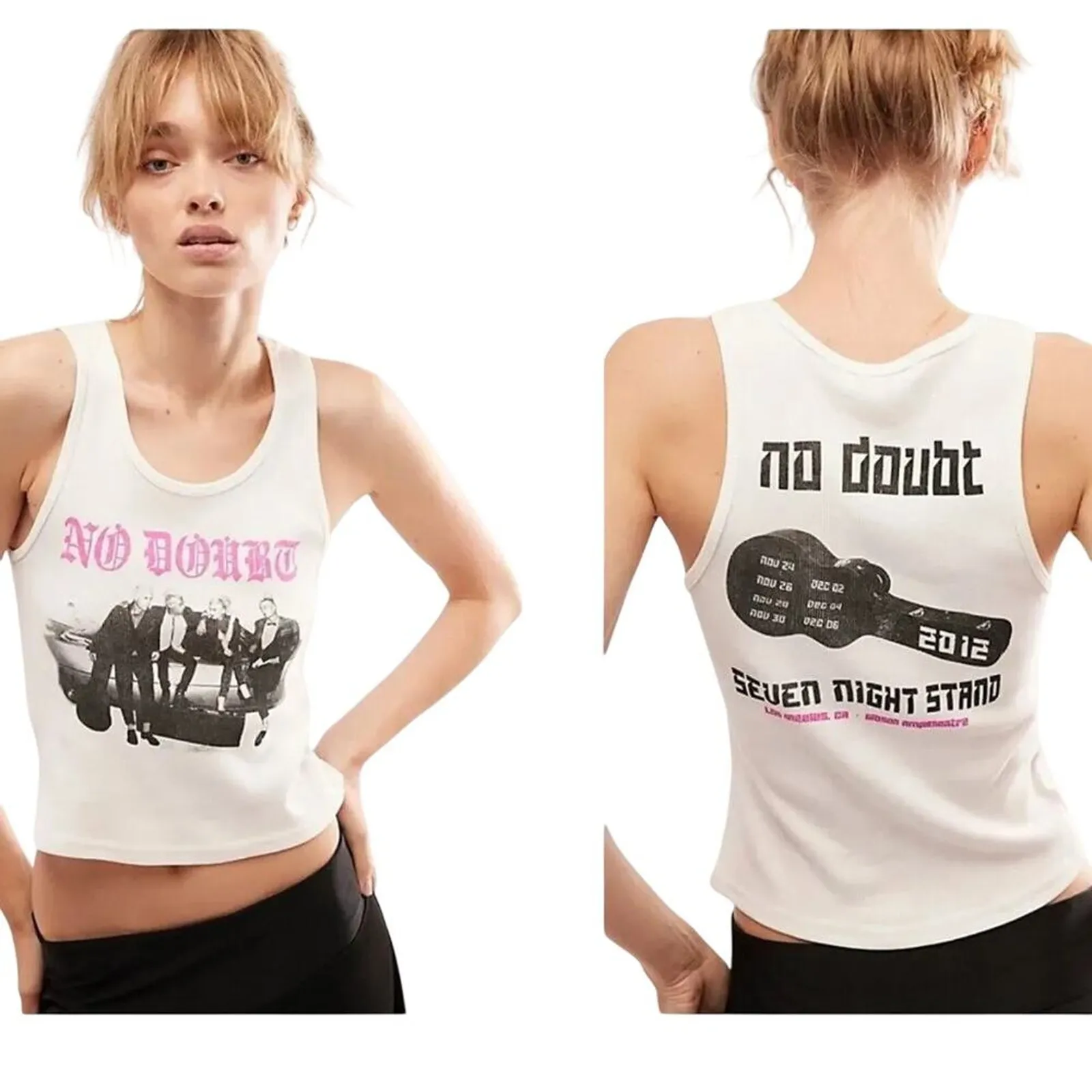 DAYDREAMER No Doubt Seven Night Stand Ribbed Tank Size XL New with Tag MSRP $85 - Image 2