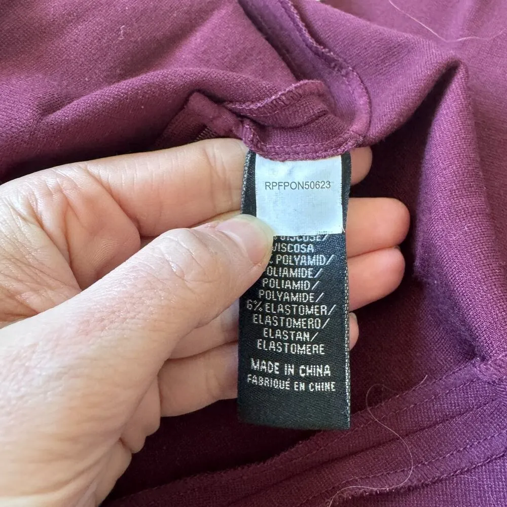 Tibi Burgundy Pleated Mini Skirt - Image 5