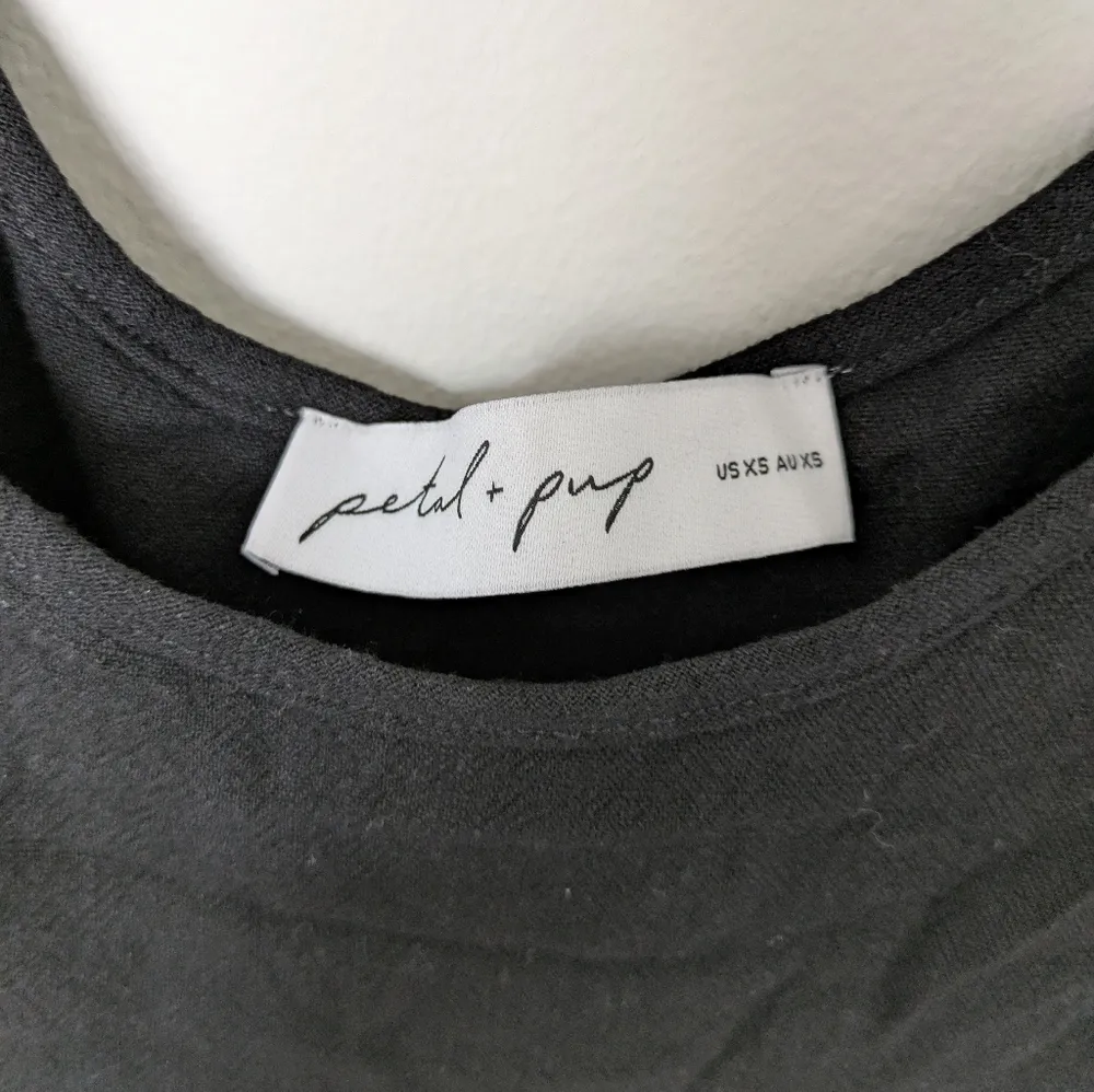 Petal & Pup Black Ayla Linen Jumpsuit Sz Xs - Image 2