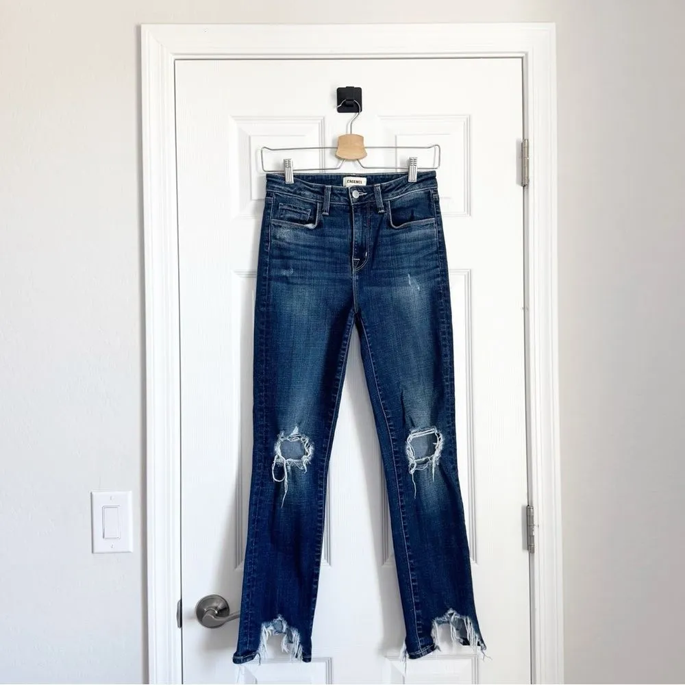 L'AGENCE Mariner High Line High Rise Skinny Jeans Distressed Size 26 - Image 5