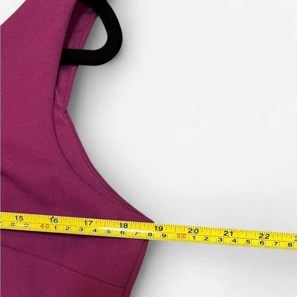 Betsey Johnson Sleeveless Pink Bodycon Sheath middie Length Dress Size 12 - Image 6