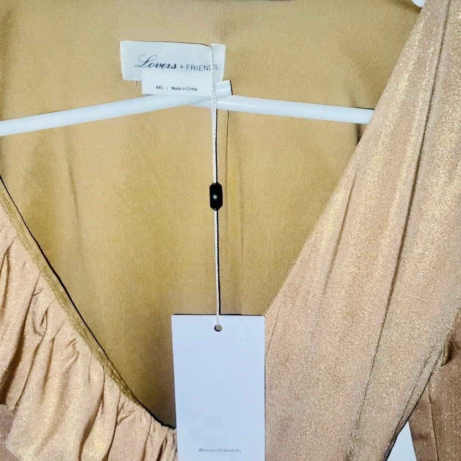 Gorgeous, Boss dress gold, by lovers and friends - Image 6