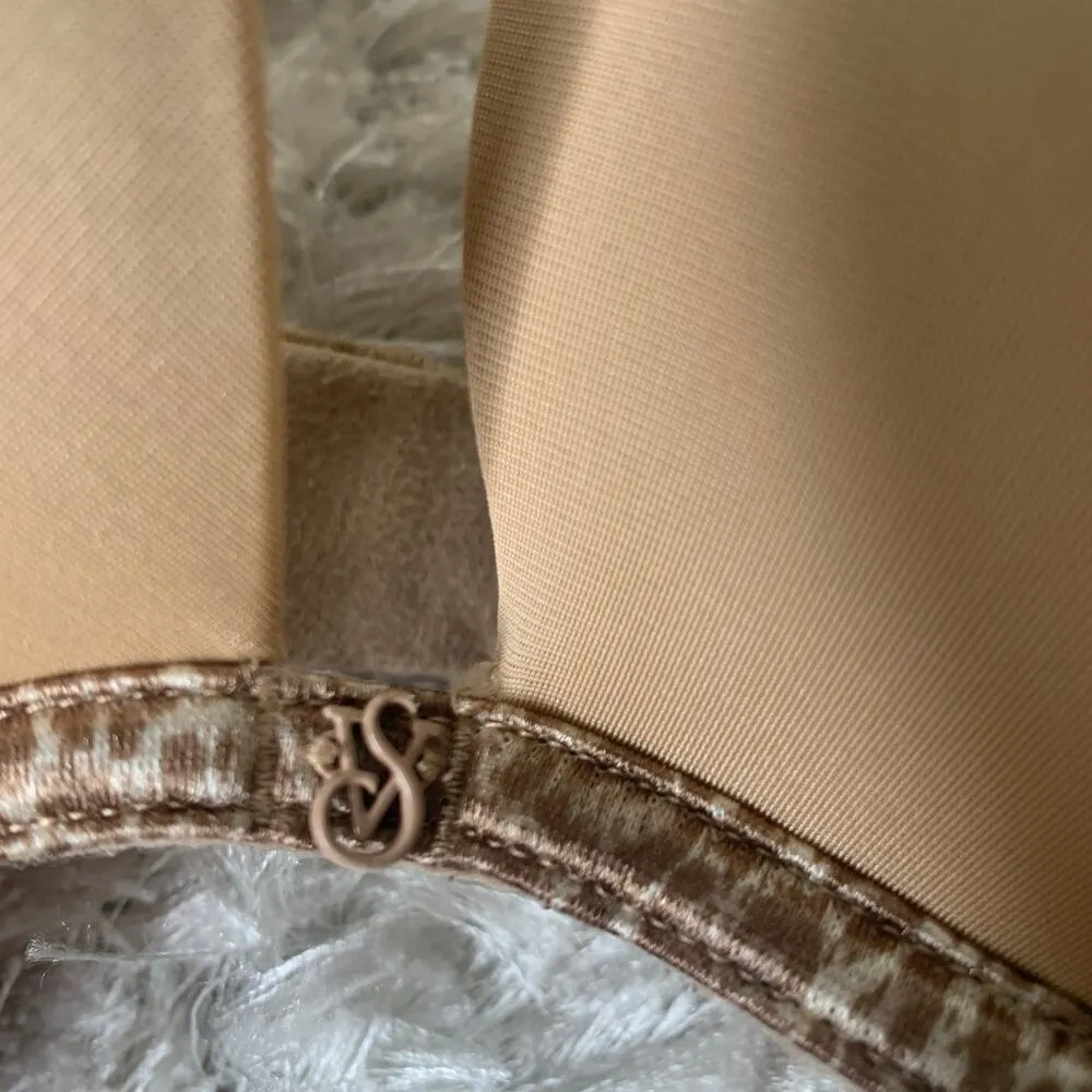 Victoria's Secret  Sexy Little Things Nude Pushup Bra Sz 34C - Image 10