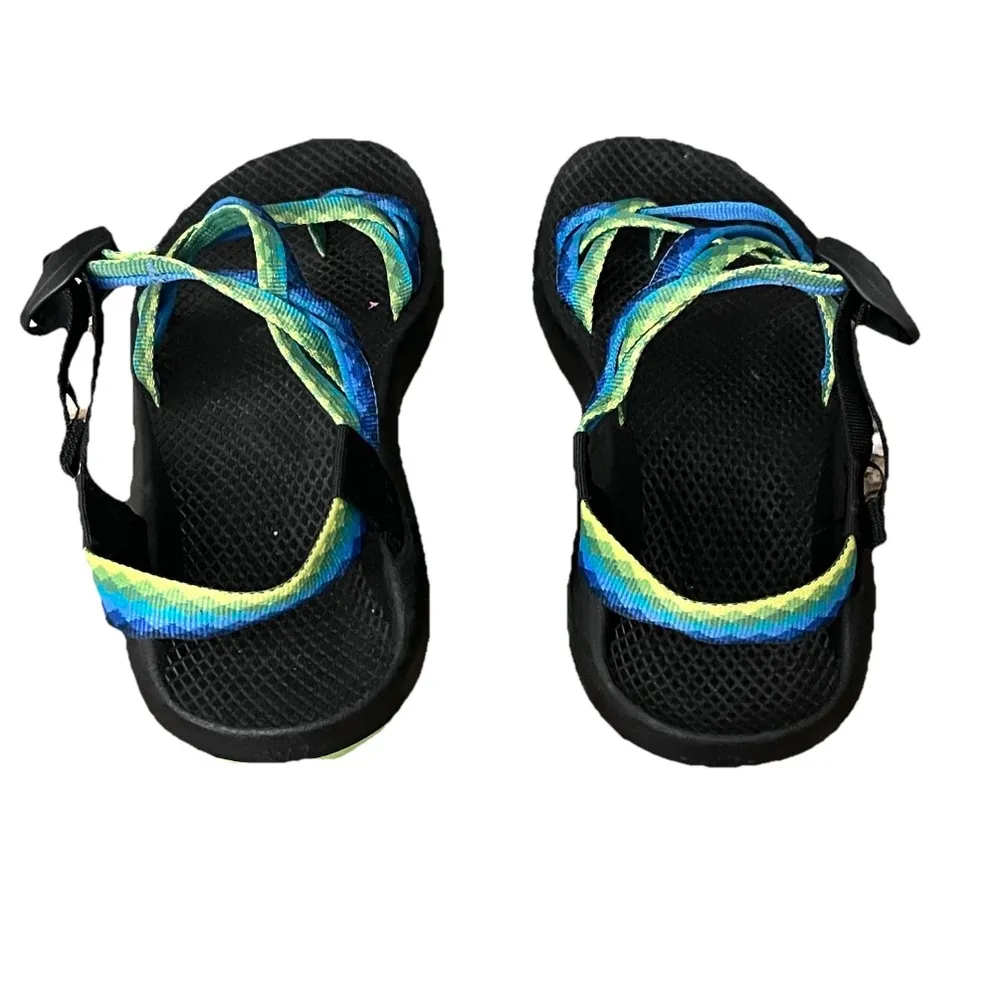 Chaco ZX/2 Yampa Women’s 7 – Blue Green Sport Sandals Celery Strap Hiking Water - Image 6