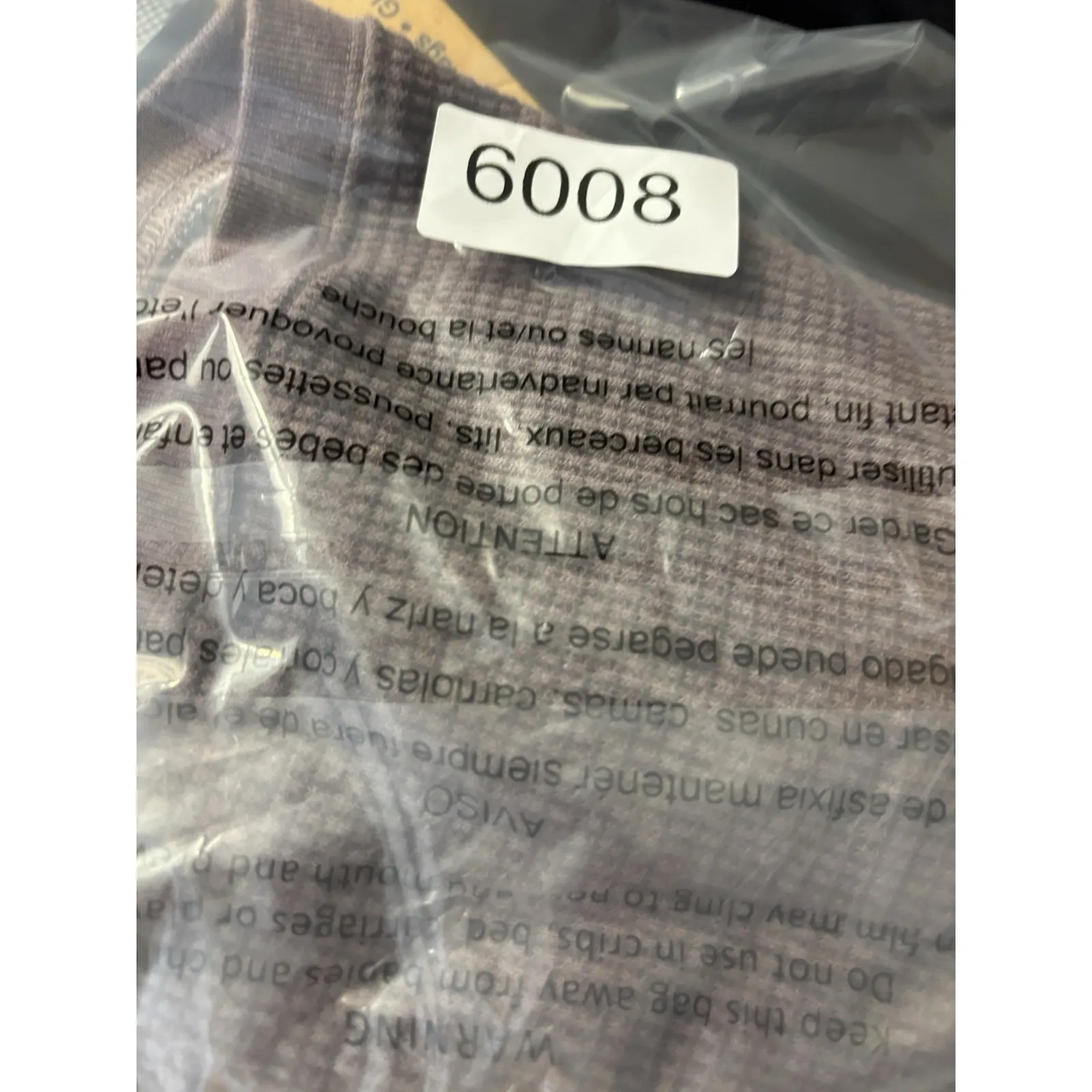 TNA ARITZIA Top S Thermal Waffle Cropped Shrug Crew Long Sleeve‎ Purple - Image 12