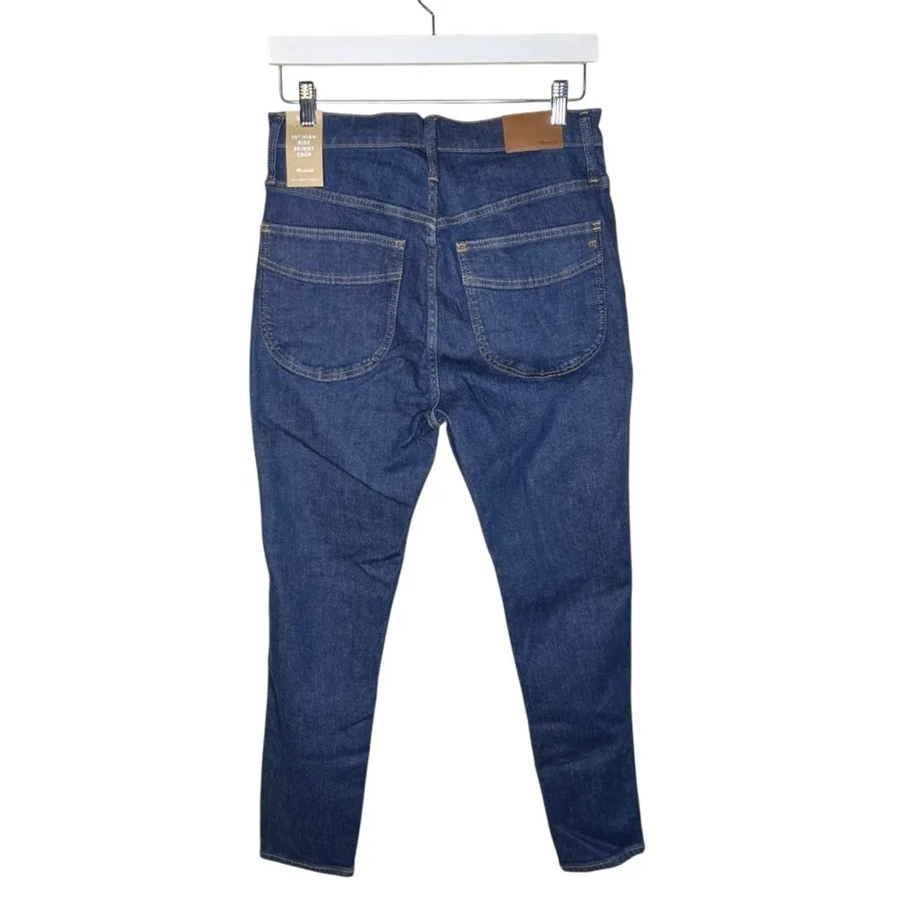 Madewell 10" High-Rise Skinny Crop Jeans in Macarthur Wash Exposed Zip‎ Edition - Image 4