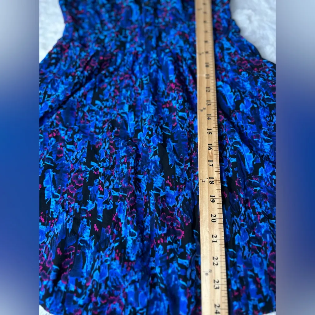 Blue and Magenta Mini  Women's Dress - Image 10