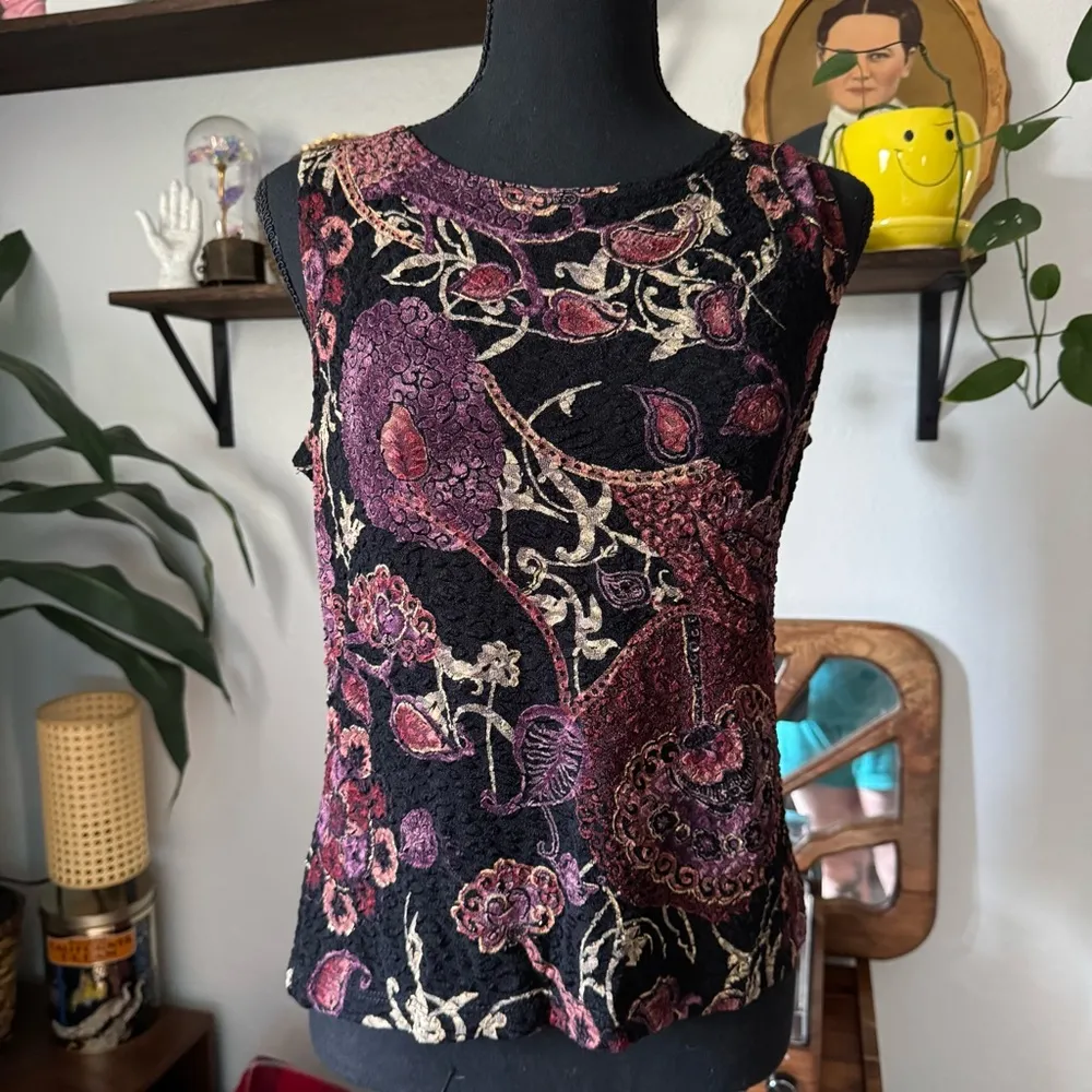 Vintage 90’s Shimmery Cardigan & Tank Top 2 - Image 9