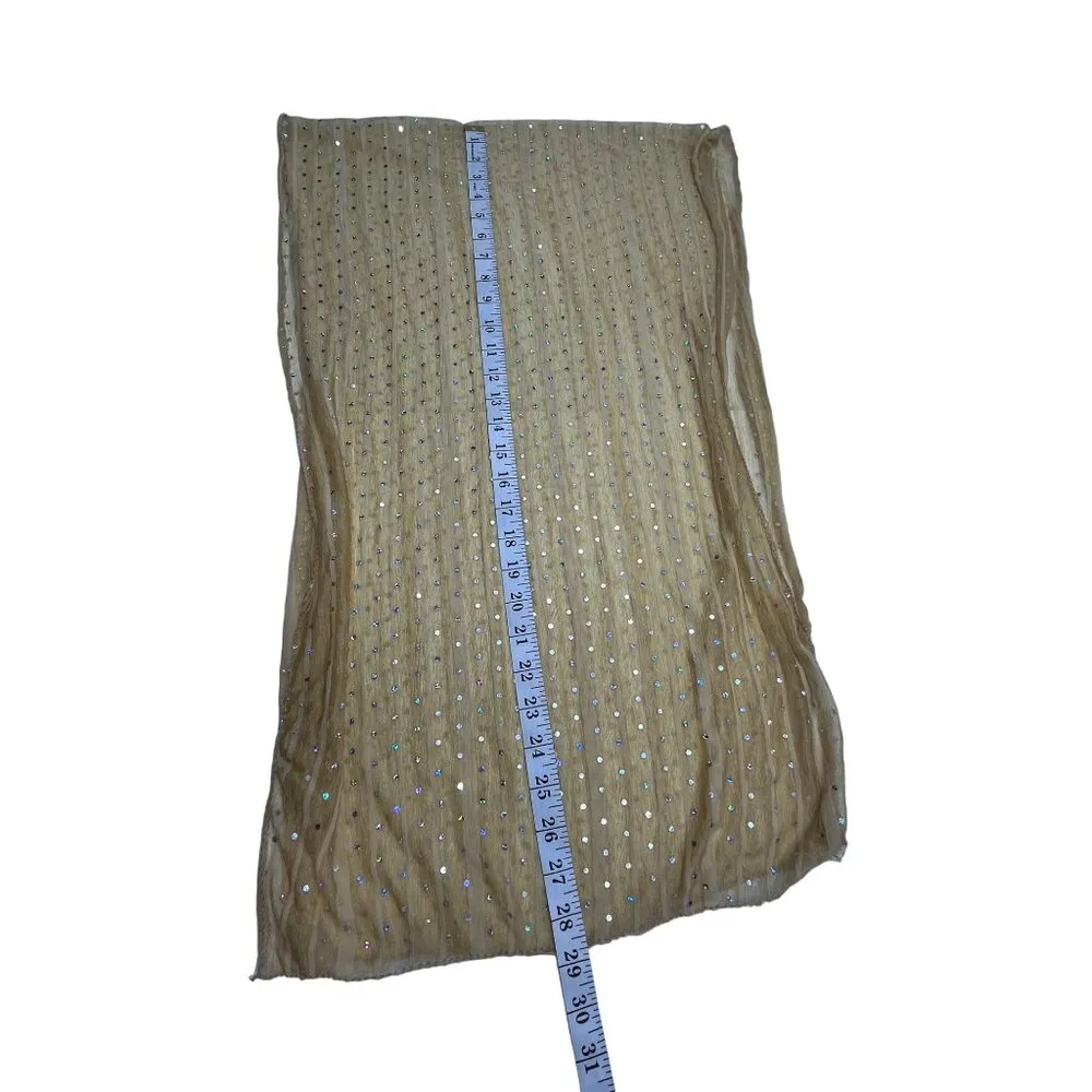 Golden Polka Dot Scarf - Image 2