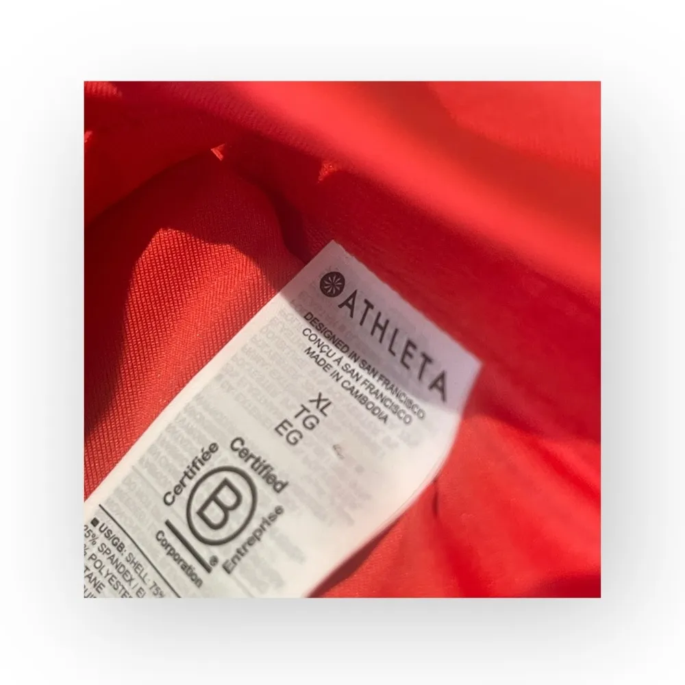 new  𖤐 Triangle Tie Back Clean Full 2PC Bikini Set 𖤐 Poppy Orange 𖤐 XL - Image 8