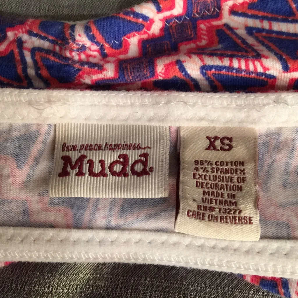 Mudd Red, White & Blue Bandeau - Image 4