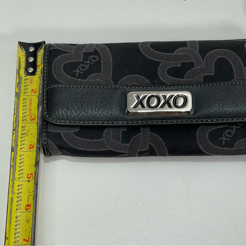 XOXO Cute Coin Purse Wallet Black Hearts All Over Print New Coquette - Image 2