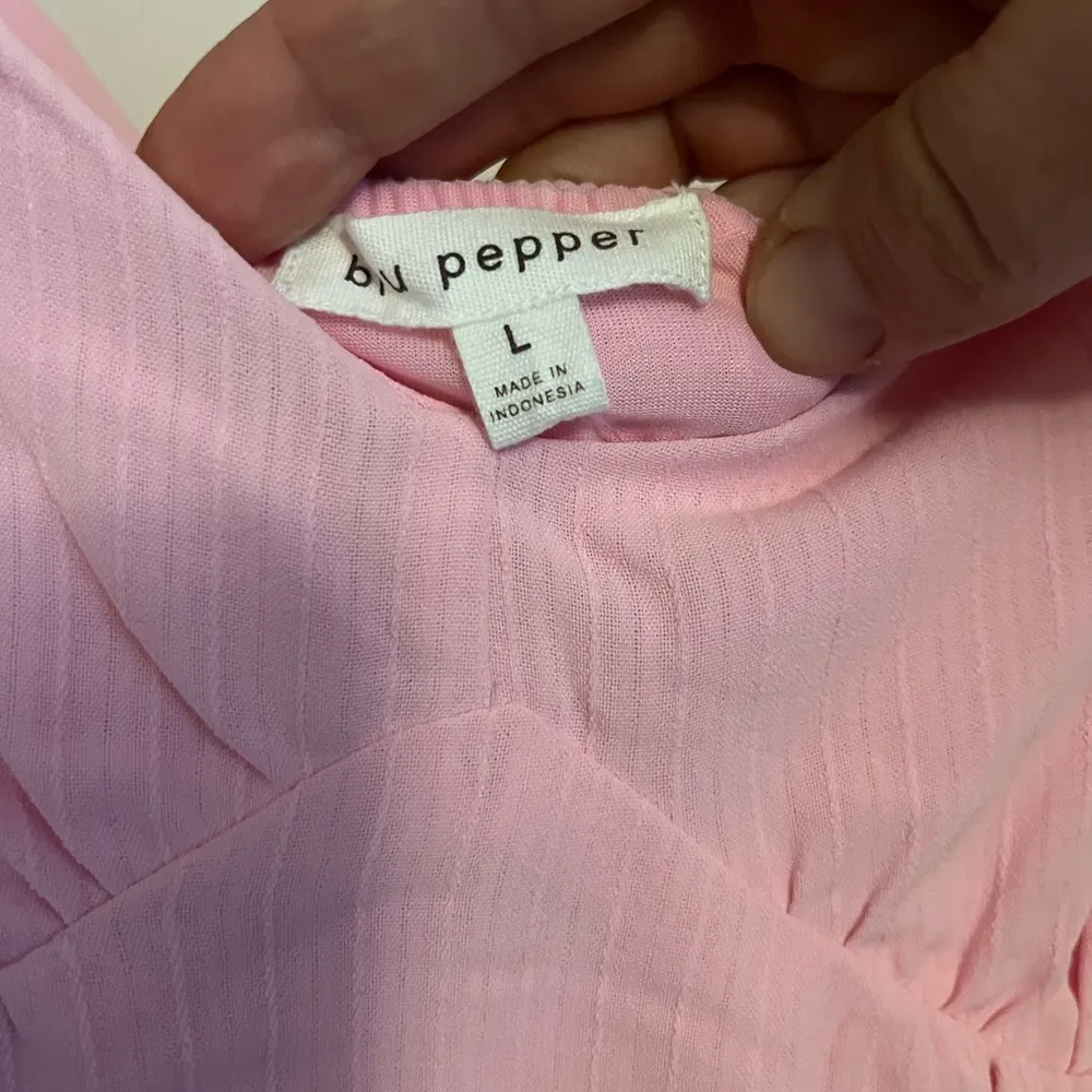 Blu pepper pink tie dress - Image 2