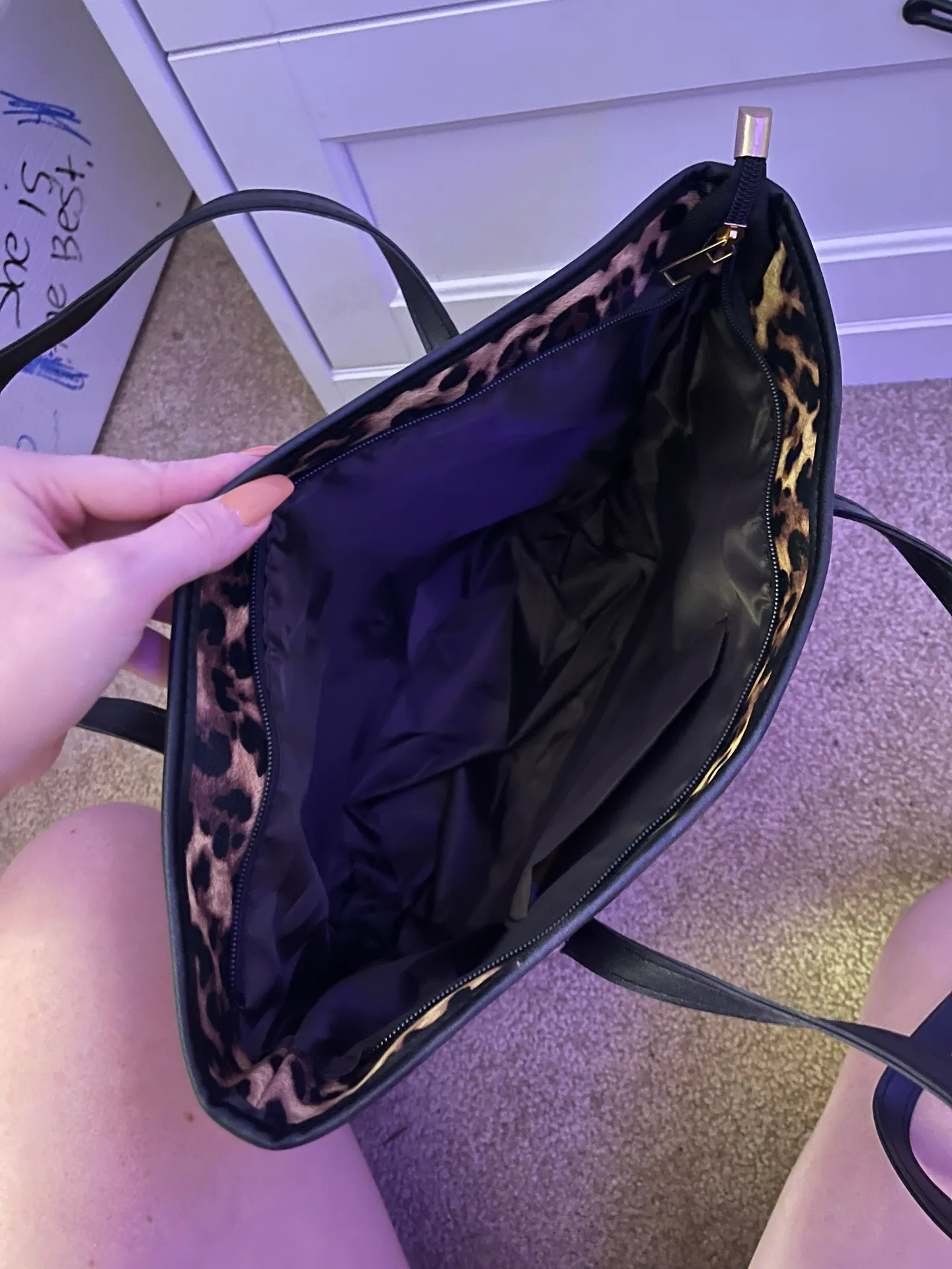 SheIn Leopard Tote Bag - Image 3