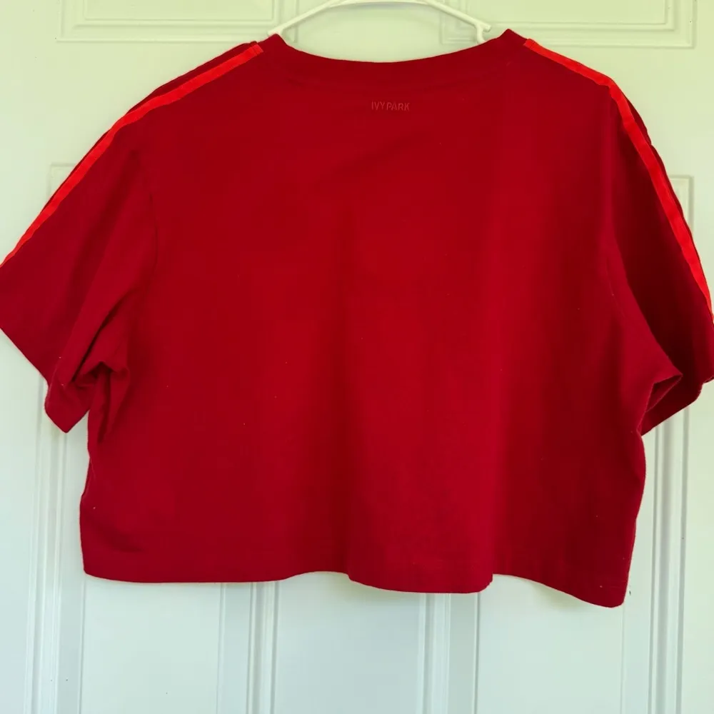 Adidas X IVY PARK Vibrant Red Cotton T- Shirt 1X - Image 4