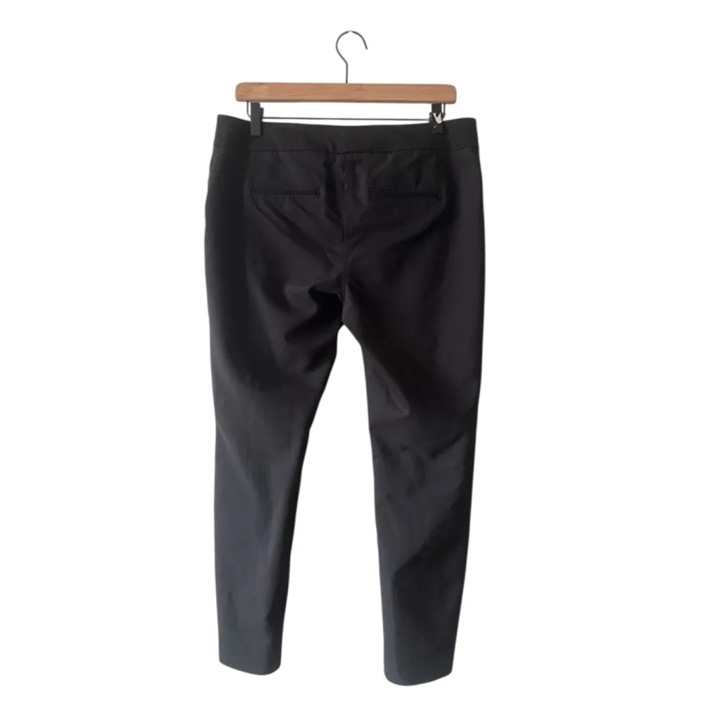 Alfani Black Stretch Ankle Pants Women’s 8 Zip Pocket Slim Work Trousers - Image 5