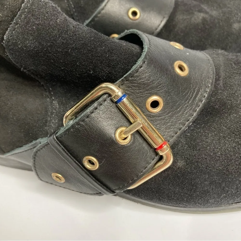 Gi Gi‎ Hadid Tommy Hilfiger black boots size 9.5 - Image 10