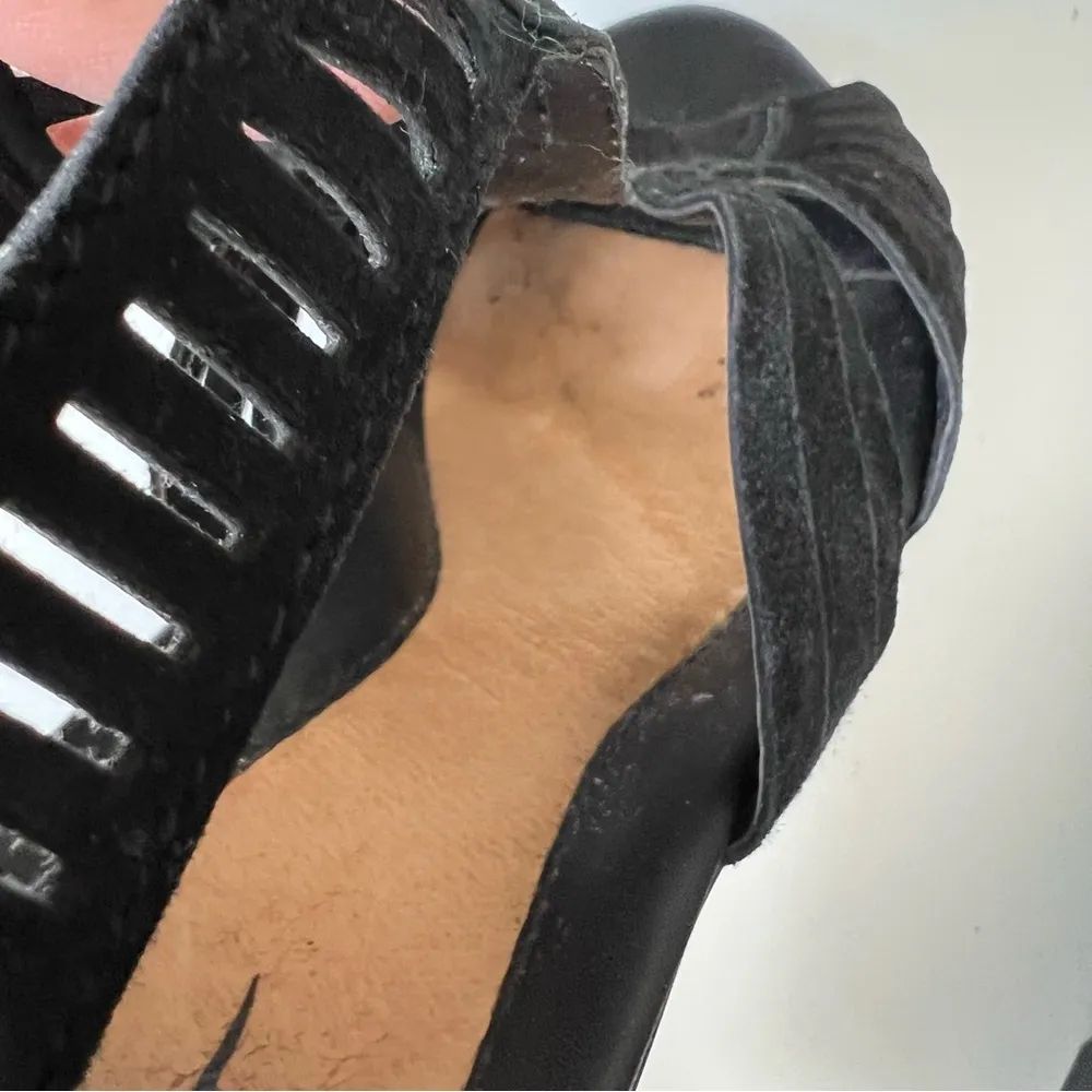 Earth Caraway black wedge shoes size 9 B - Image 6