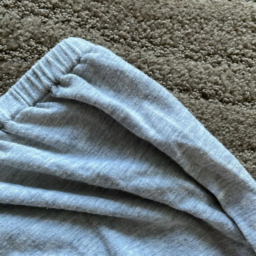 J.Crew strapless grey super comfy jersey drawstring maxi dress - Image 8