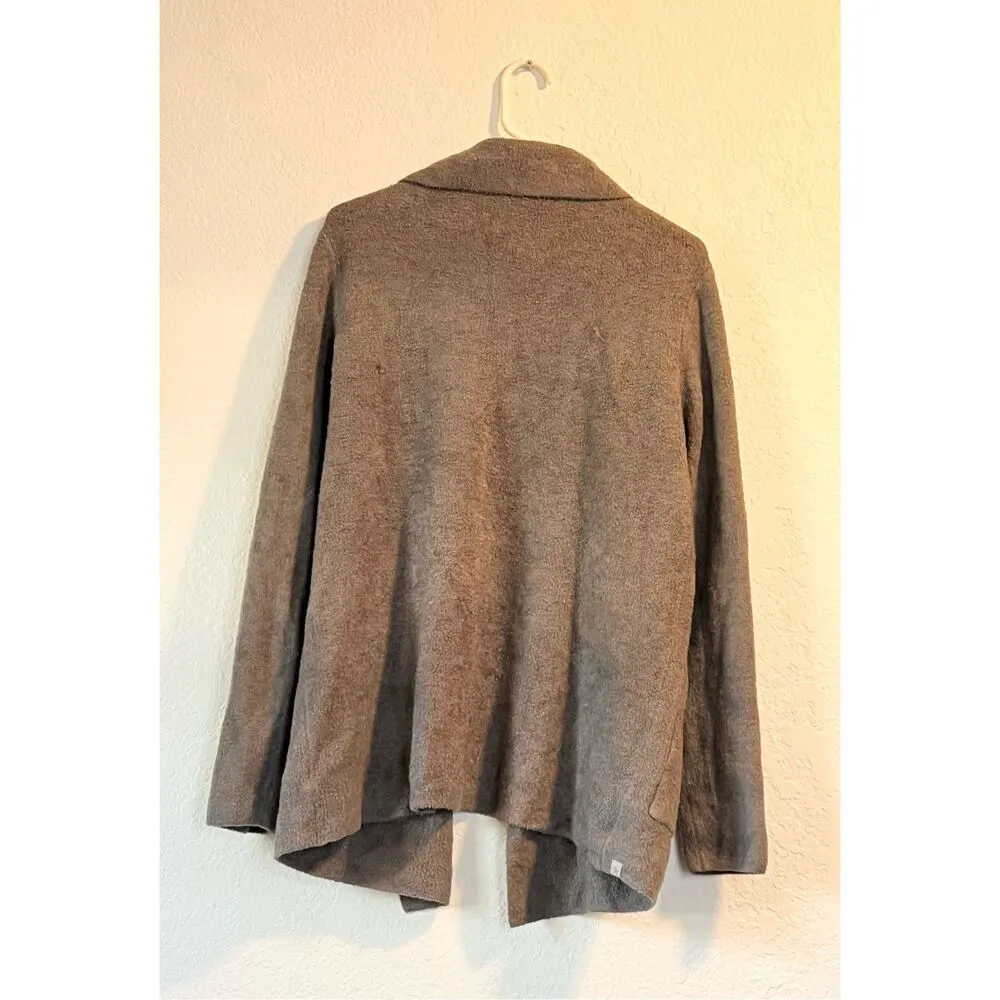 Barefoot Dreams Cozychic Lite  Graphite  Sz S Duster Cardigan Sweater - Image 3
