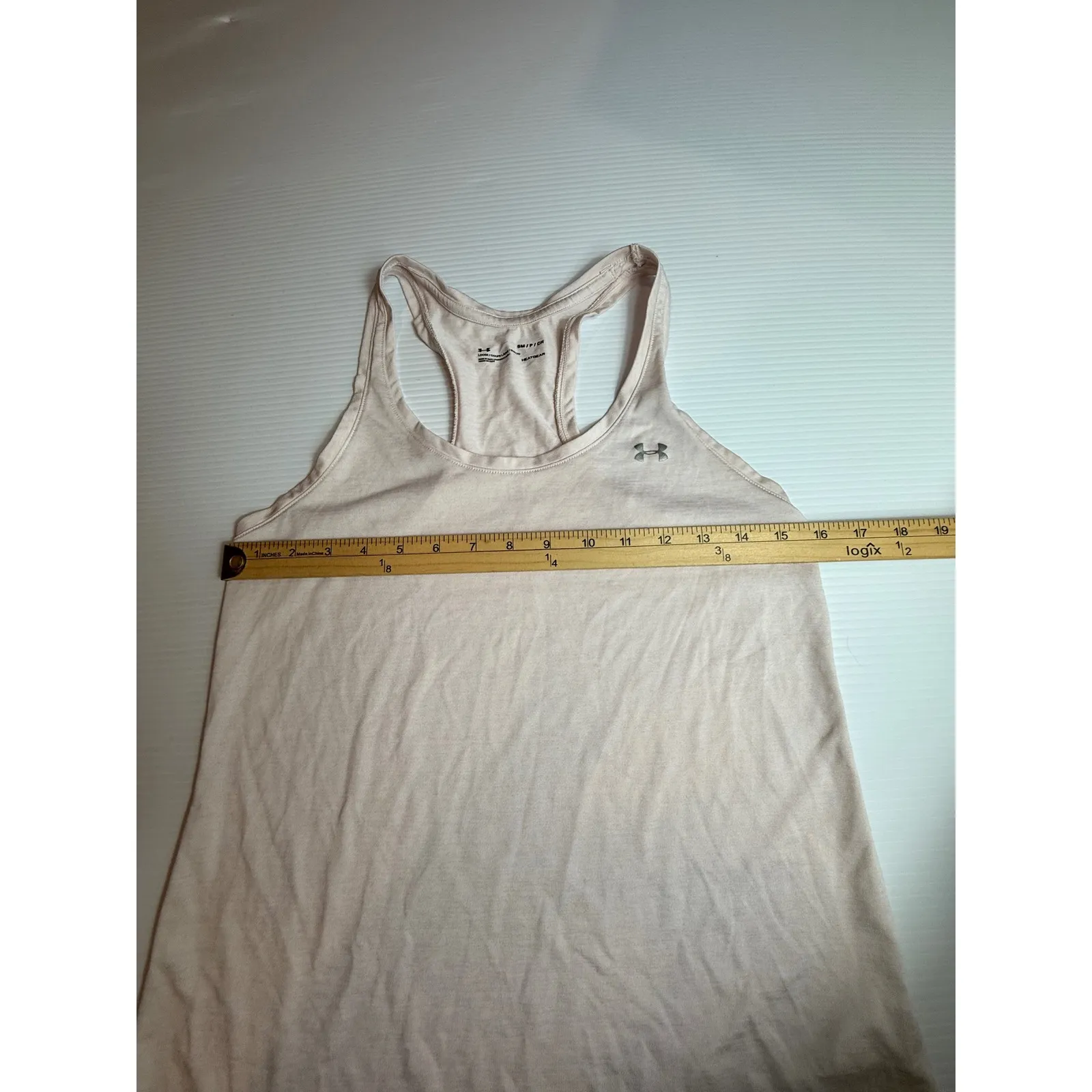 Under Armour HeatGear Racerback‎ Tank Top Athletic Sleeveless - S - Image 3