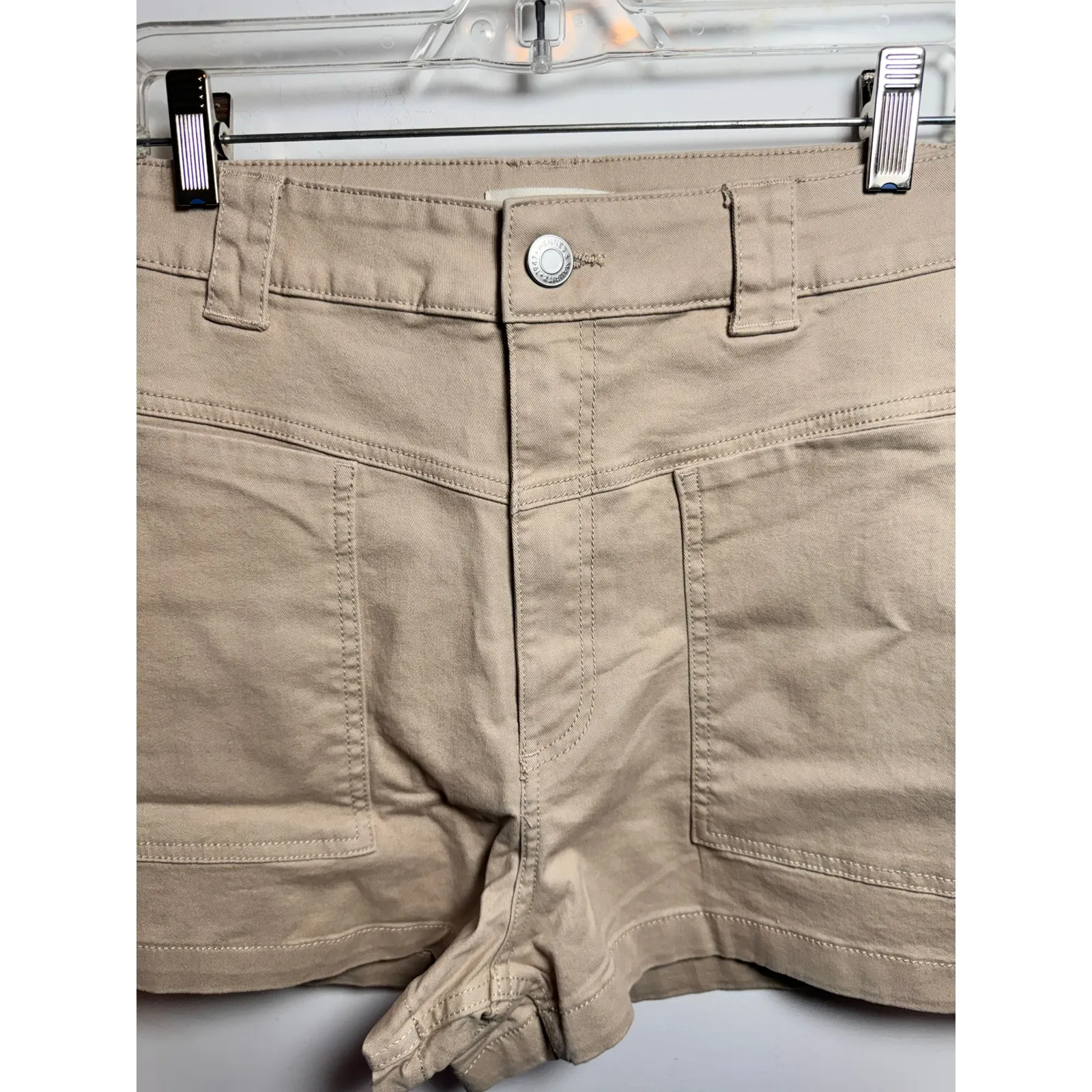 Brand New H&M Women's US 10 Brown Cargo Style Mom Shorts Hiking Outdoors - Image 4