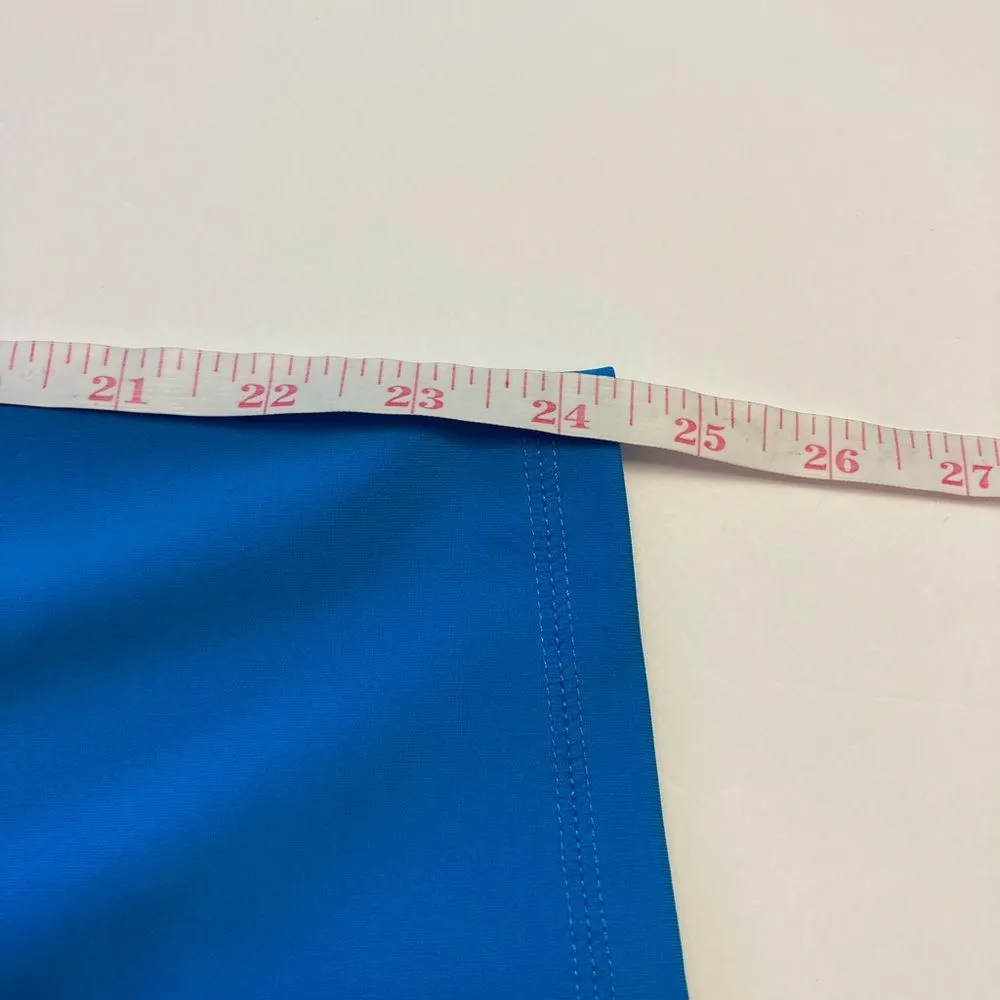 Zyia Royal Blue Willow Light N Tight Hi-Rise Crop Legging Size 4 With Pockets - Image 7