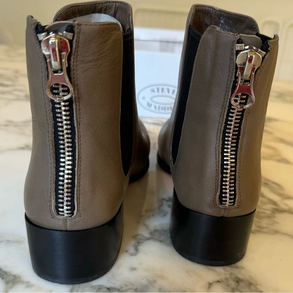 New Sam Edelman Jodpher Stone Leather Chelsea Boot - 9 - Image 7