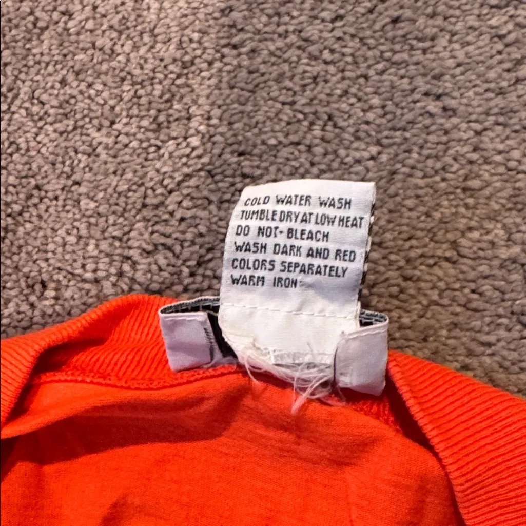 Optimal Orange/Yellow Button Down Cardigan SIZE L Orange Size L - Image 4