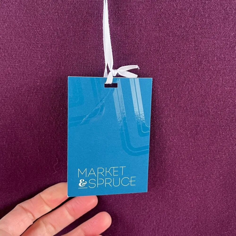 41 Hawthorn Women's Dark Purple Flare Sleeve Sweater Size M. NEW Size M - Image 5