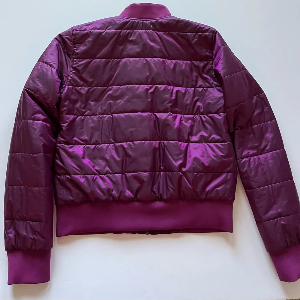 lululemon athletica Nonstop Bomber Reversible-Marvel Size 6 - Image 9