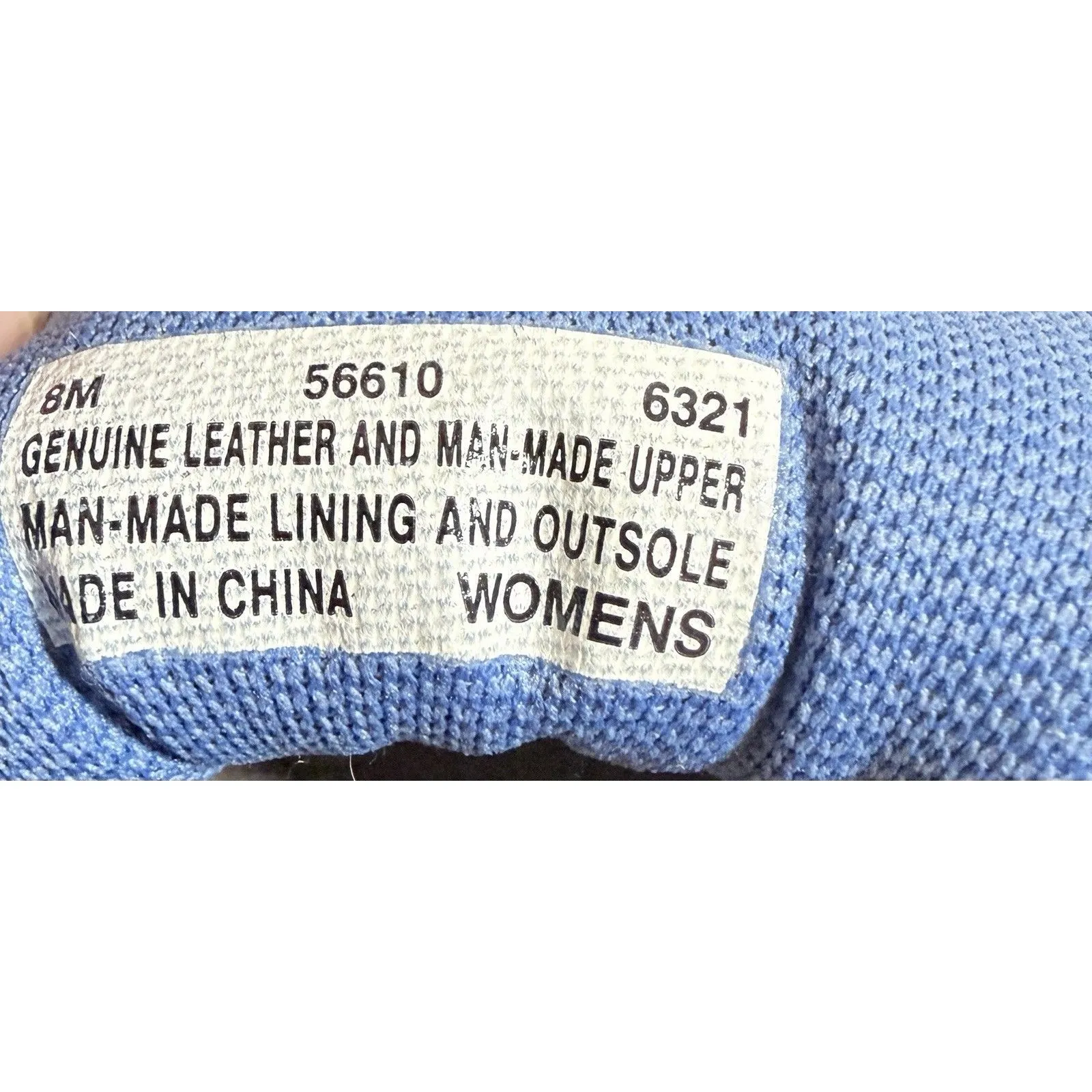 Timberland Womens 8 OrthoLite Hiking Sneaker Khaki Blue Leather Low Vibram Boot - Image 8