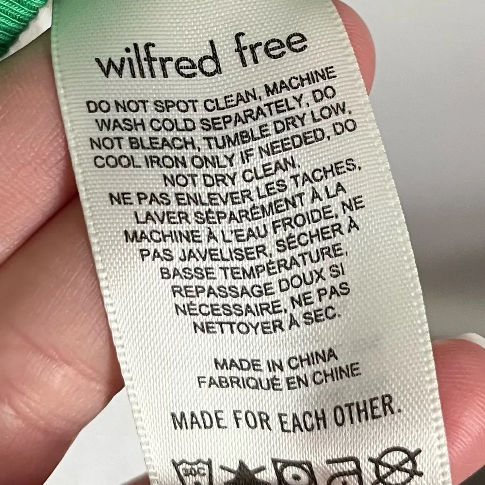 Wilfred Free • Kelly Green Appeal Halter Crop Tank Top - Image 4