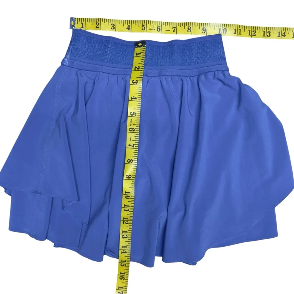 Lululemon Court Rival High-Rise Tennis Skirt Long Wild Indigo Blue Skort Size 0 - Image 12