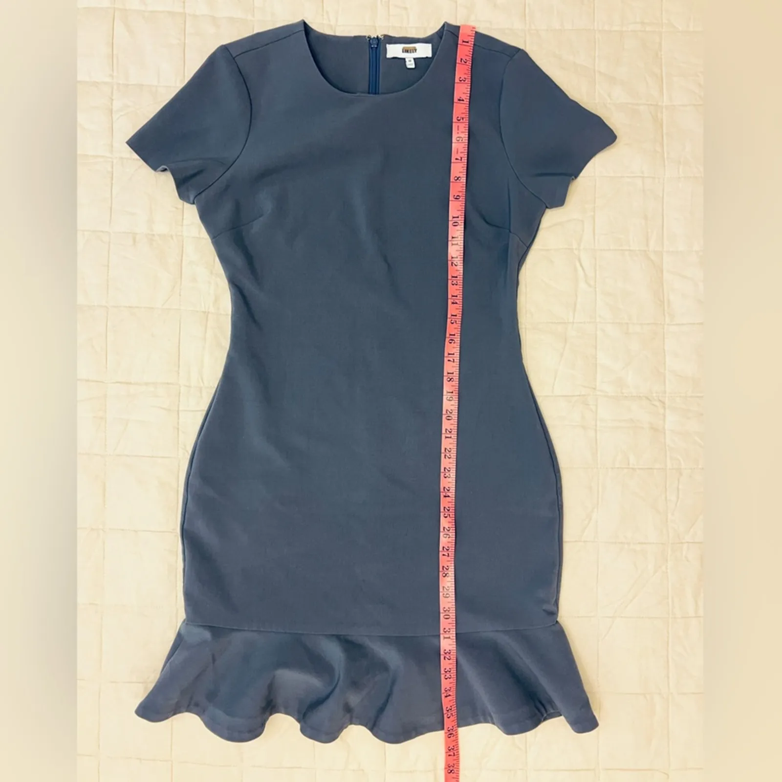 Likely Periwinkle Becket Ruffle Hem Mini Dress Fairycore Cocktail Coquette- 10 - Image 11