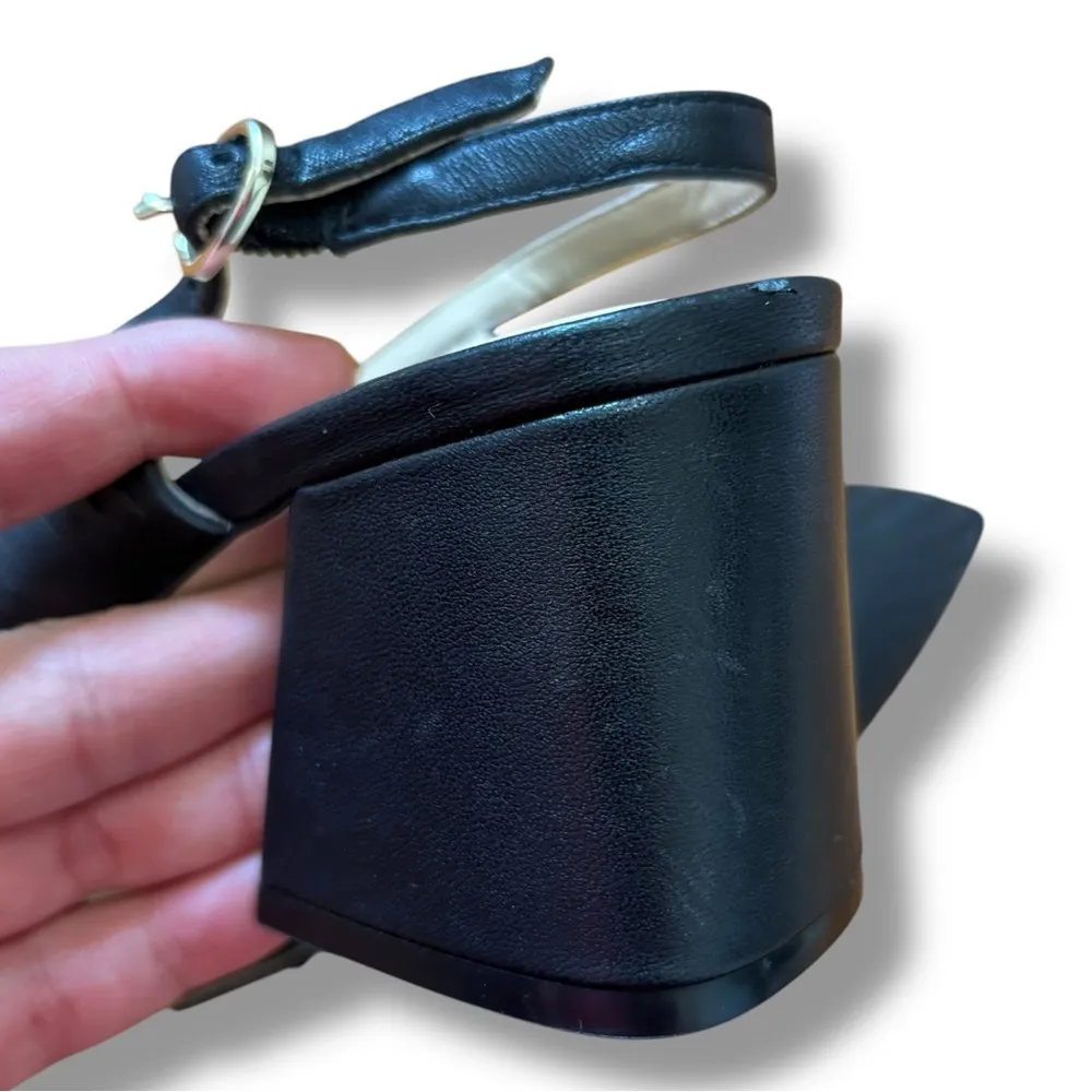 Marc Fisher Black "Zabie" Slingback Shoes - Size 6M - Image 5